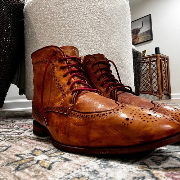 ED. G by Eduardo wingtip Oxford boots in good condition. - Picture 5 of 11